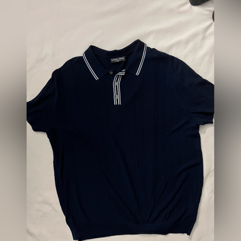 Paul Jones Navy Blue Sweater